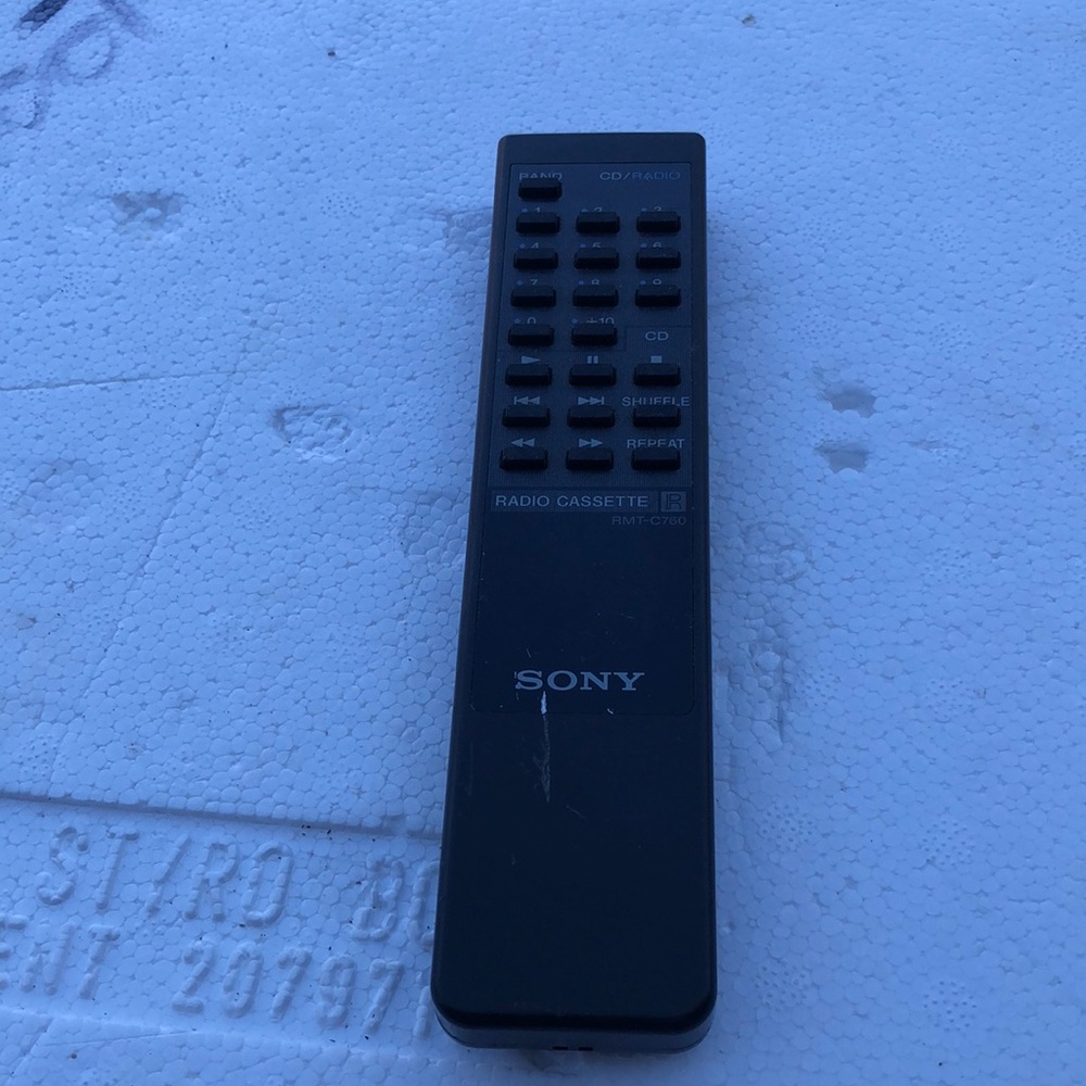 Sony RMT-C760 Radio Cassette Remote Control CFD475 CFD560 CFD570 CFD570L CFD755